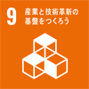 SDGアイコン9産業と技術革新の基盤をつくろう