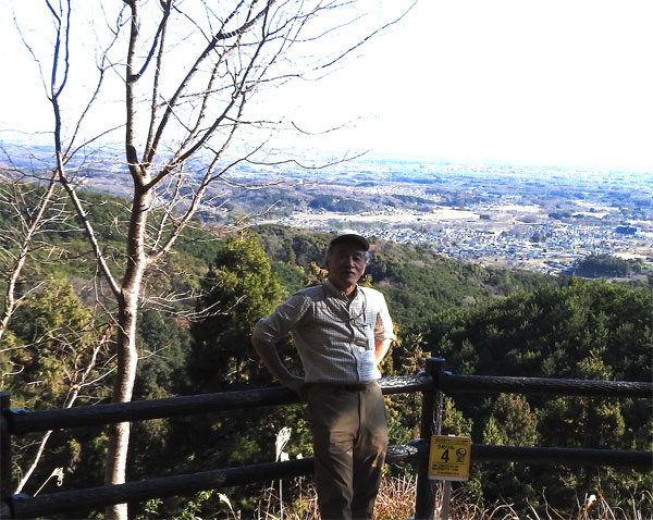 近郊の越生の山にて