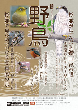 野鳥～杉並が生んだ図鑑画家の眼、杉並で見つめつづける写真家の眼～