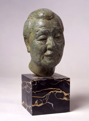 《鳥翁 中西悟堂》 1968年 渋谷区松濤美術館蔵