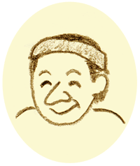 安西参与の似顔絵