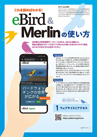 「eBird&Merlinの使い方」表紙