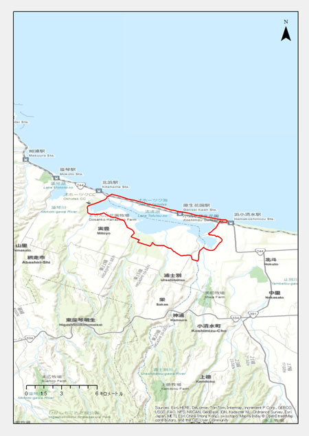 北海道：網走市、小清水町