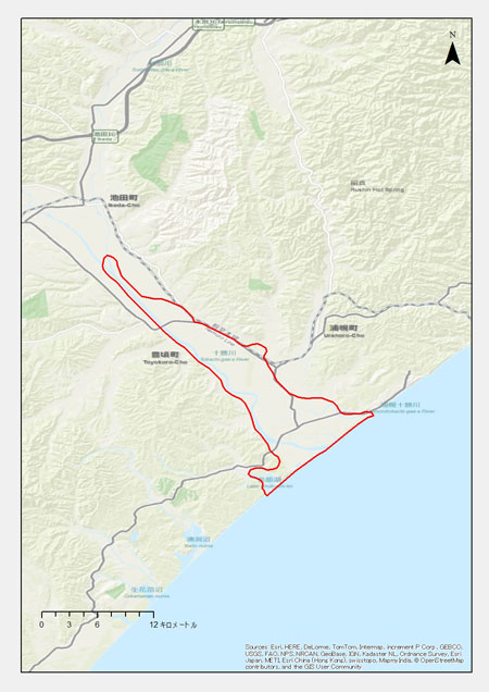 北海道：浦幌町、豊頃町、池田町