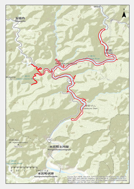 奈良県：十津川村