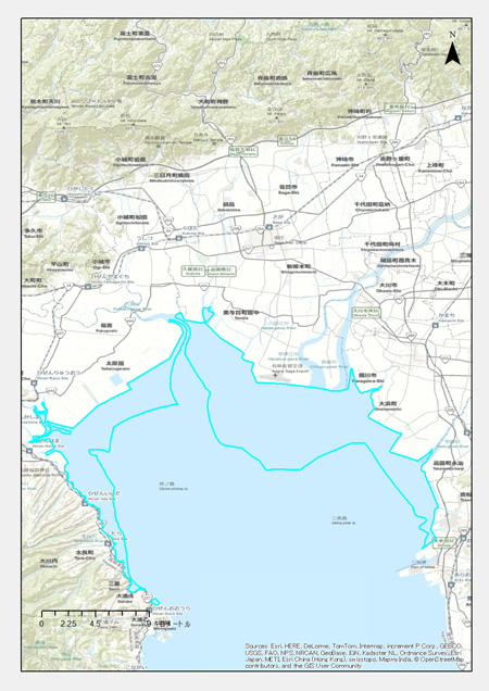 佐賀県：佐賀市、小城市、鹿島市、白石町、太良町 福岡県：柳川市、大牟田市