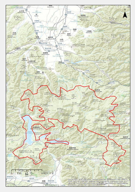 山形県：米沢市 福島県：福島市、二本松市、郡山市、大玉村、猪苗代町、磐梯町、北塩原村