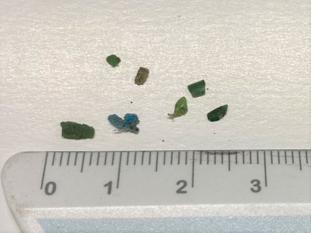 細かくなったマイクロプラスチック