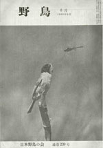 『野鳥』1966年8月号（No.239）表紙