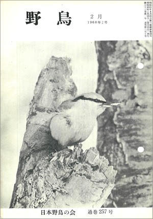 『野鳥』1968年2月号(No.257)