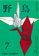 『野鳥』1972年7月号(No.310)