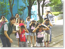 バードウォッチングの風景