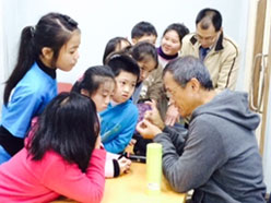 台湾の子どもたちのツバメ調査