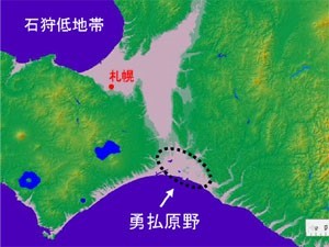 地図/勇払原野の位置