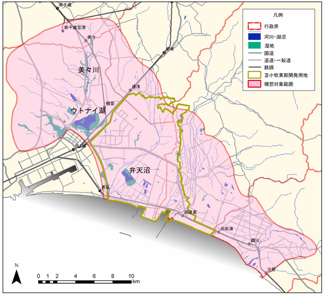 勇払原野地図