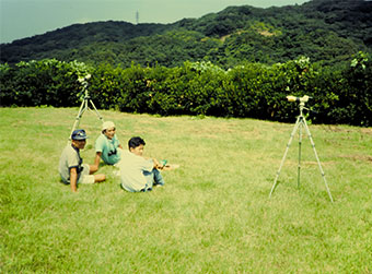 友の会のタカの渡り調査(1990年9月)