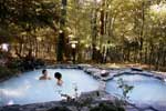 旅行人山荘の露天風呂の写真