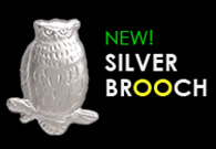 シルバーブローチシマフクロウ